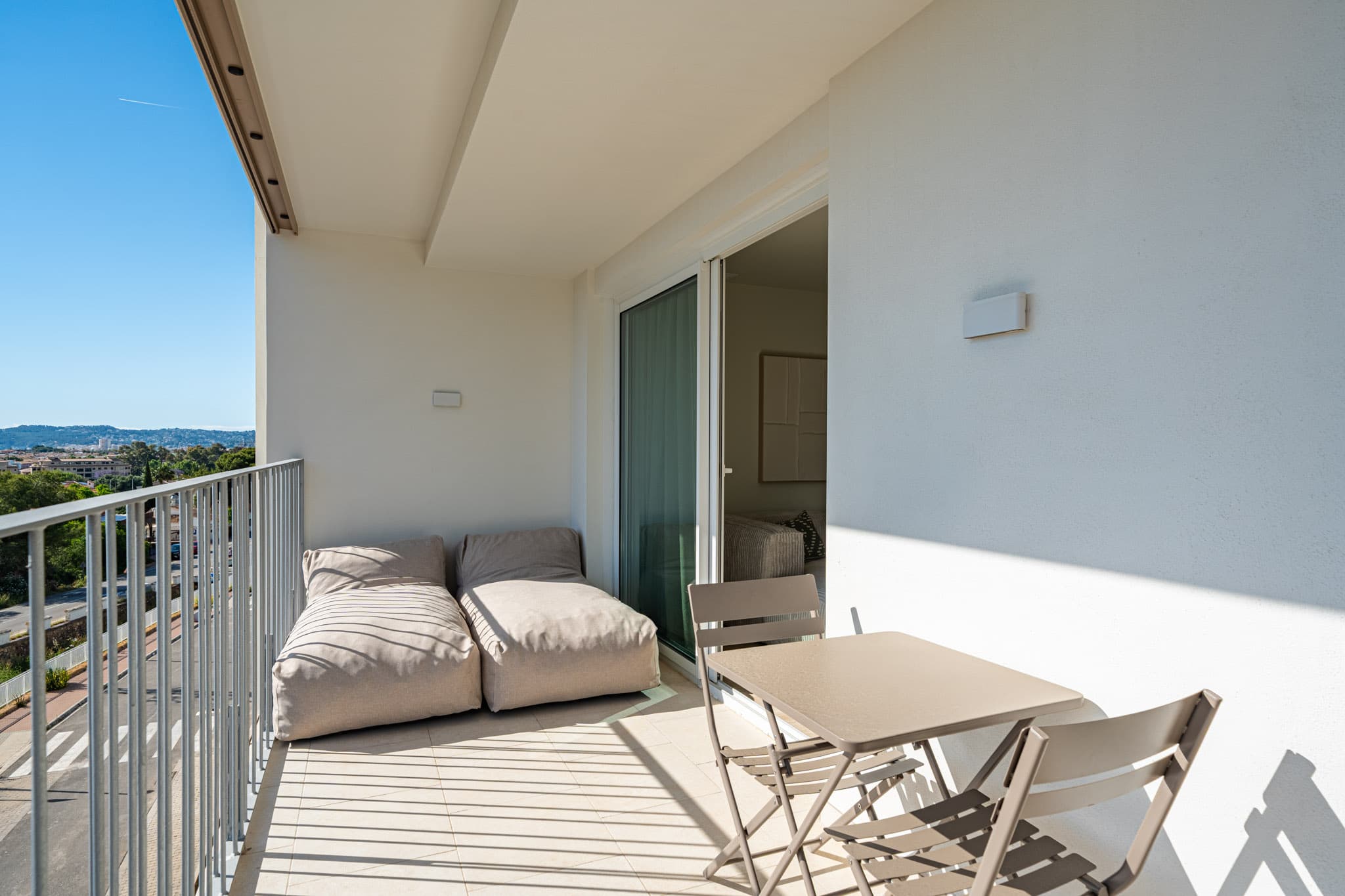 Private balcony — morning coffee with a view