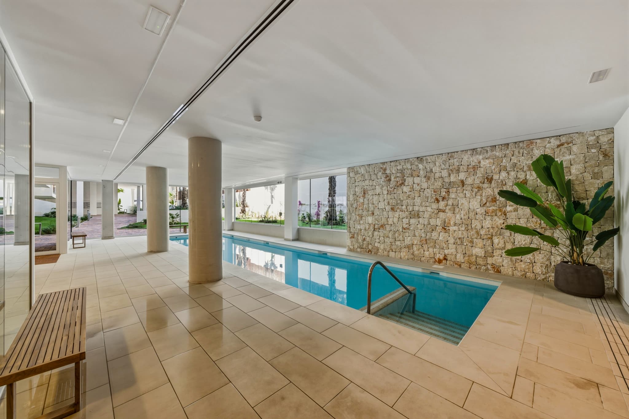 Indoor heated pool